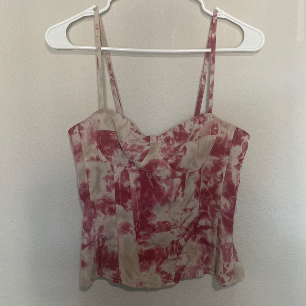 Two piece pink dress